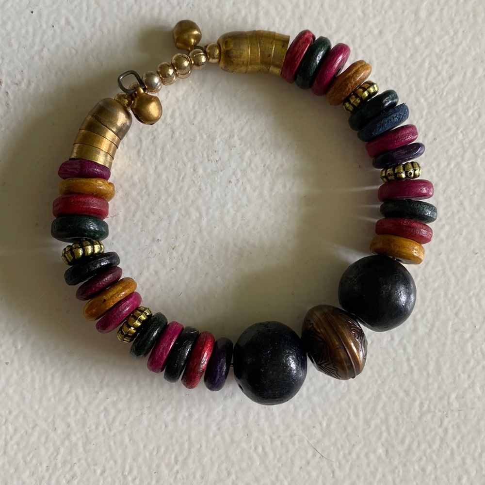 NWOT multicolored beautiful Indian anklet